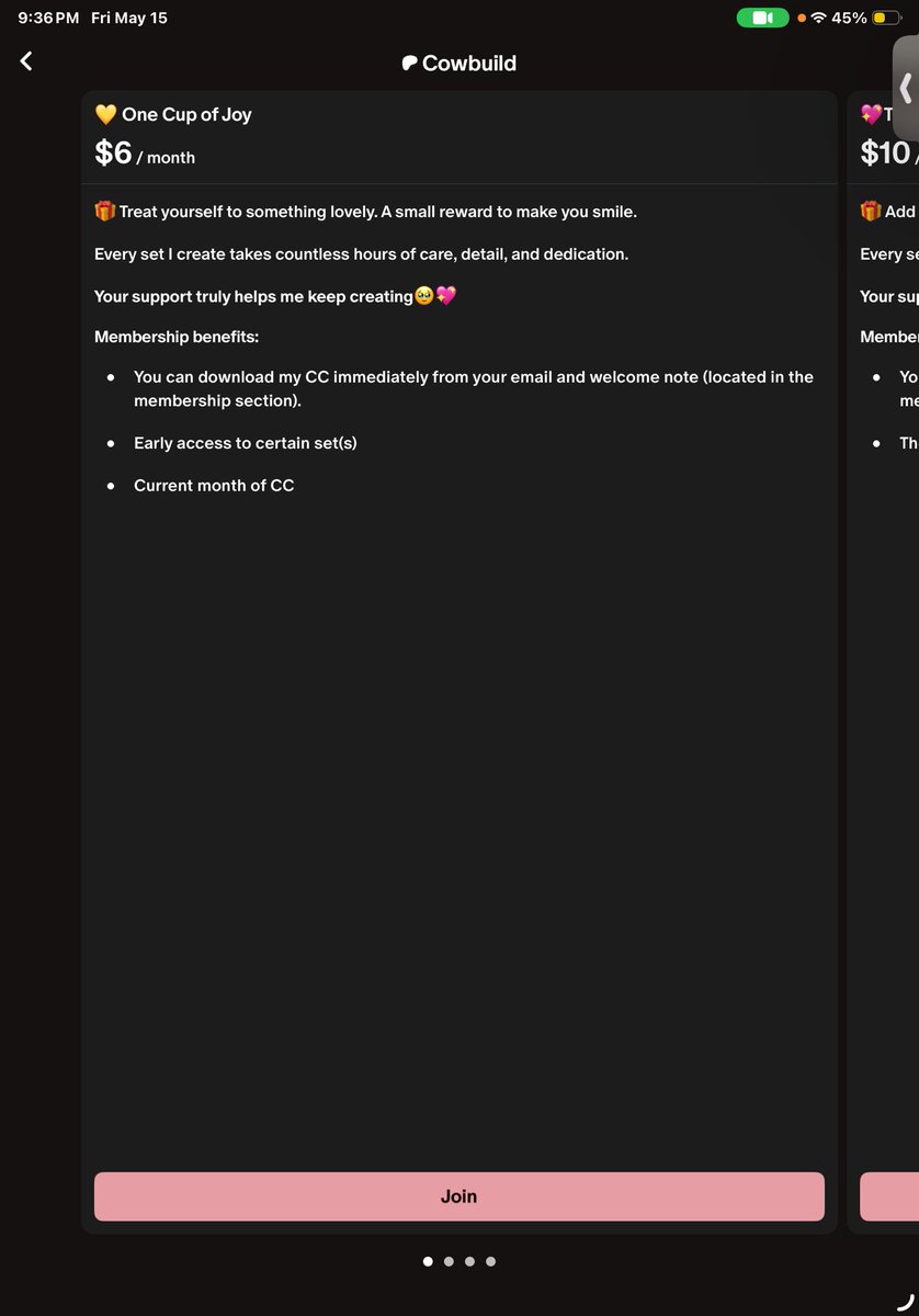 Curlywaves's tweet photo. So let me get this straight. If I get a $6/month membership…. I can’t access any previous material only current? Can someone with COWBUILD confirm? https://t.co/tzQHkMvDk2