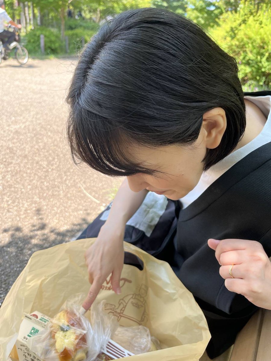 mahonohohon's tweet photo. 今日はお外でブランチ🍀 https://t.co/sW78oIq7RN