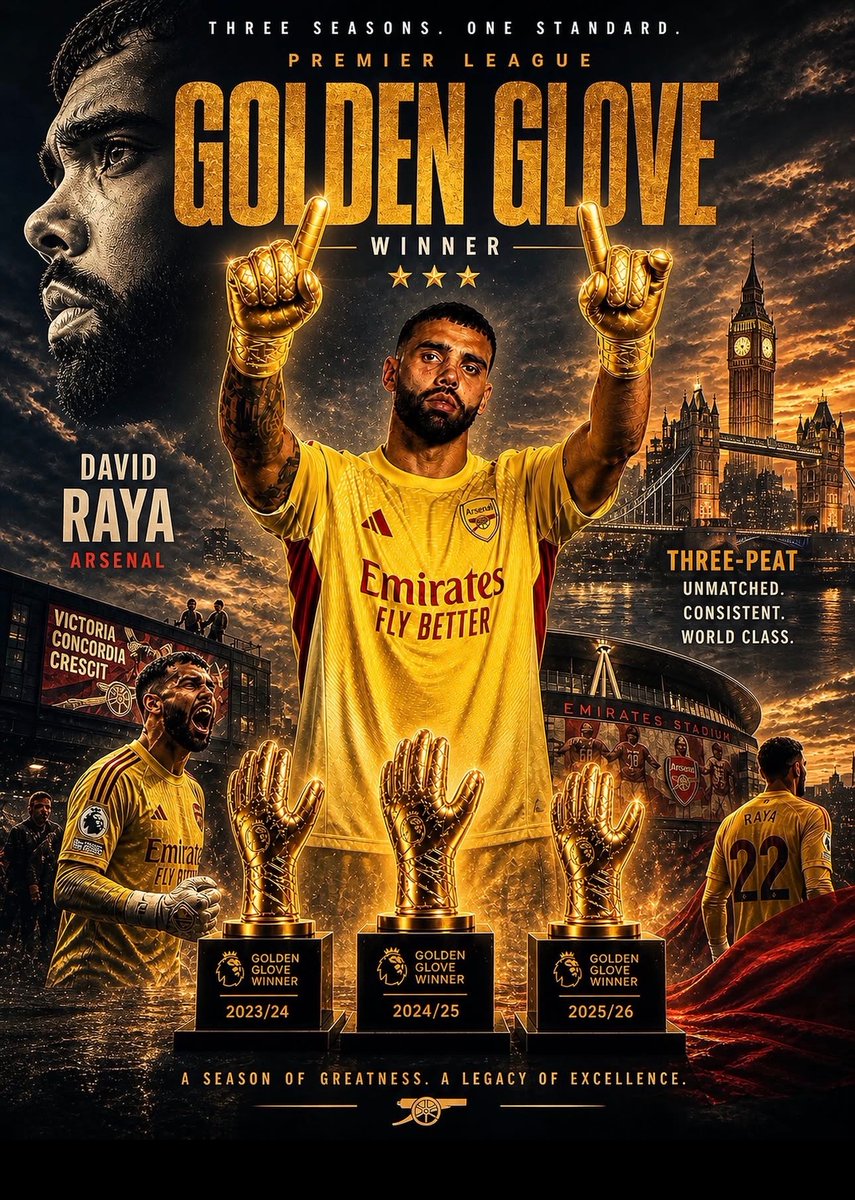 ArsenalN7's tweet photo. Without David Raya, we were just a ship without a rudder, tossing on a dark sea. He navigated us right through the trenches 🧤 https://t.co/Vj7c9JJj47