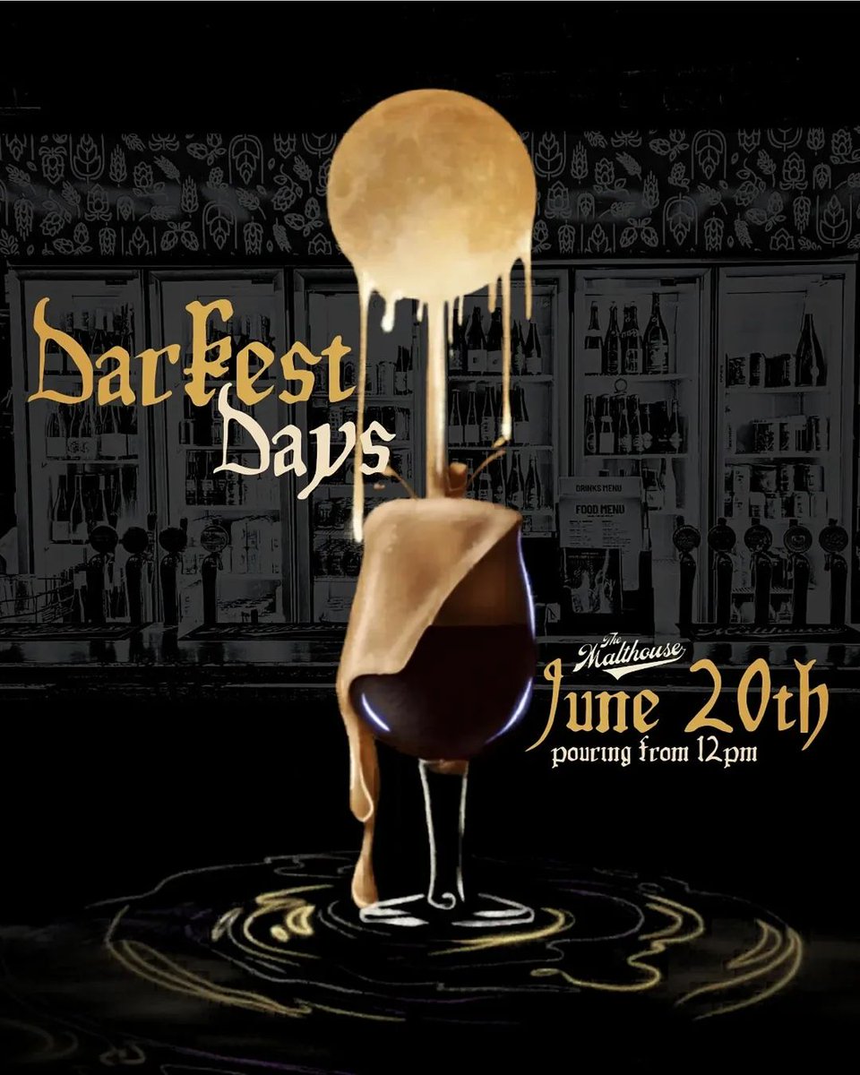 WellyCraftBeer's tweet photo. Saturday 20th June for fun dark times at The Malthouse ☀️ https://t.co/SWmTwsTKR1