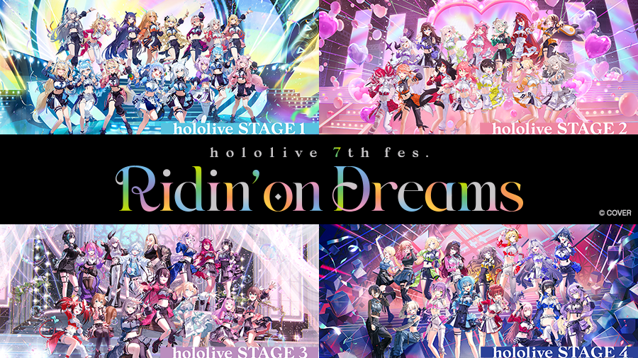 Hololive 7th fes. Ridin' on Dreams POPUP SHOP merchandise is