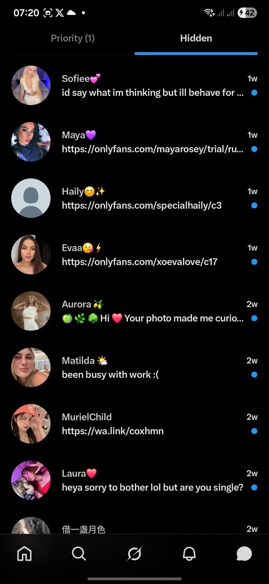Mac_jess19's tweet photo. X dms is the mind of humanity,
CC: @nikitabier @elonmusk https://t.co/ElM7HLvPZr