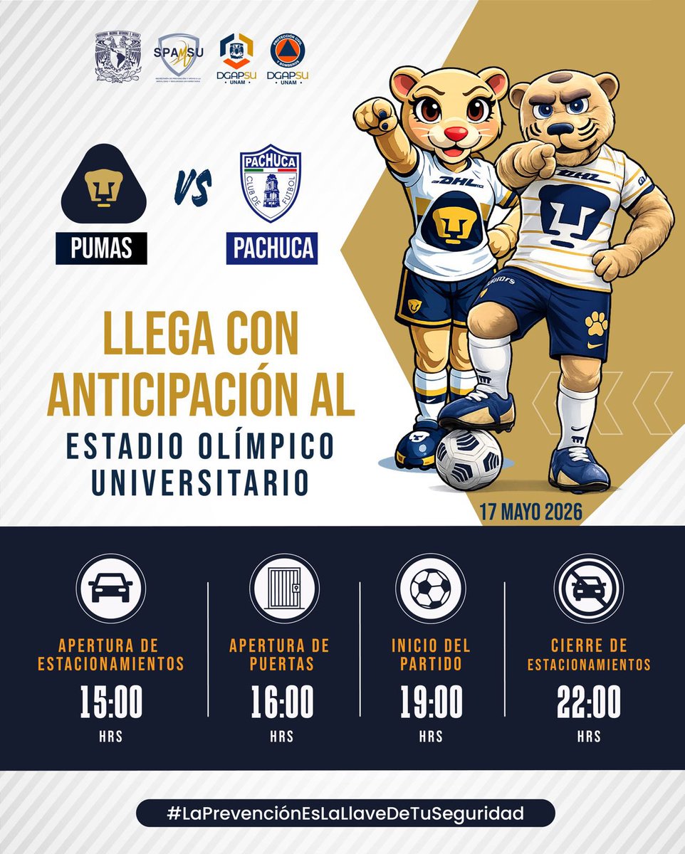 Protección Civil UNAM tweet media