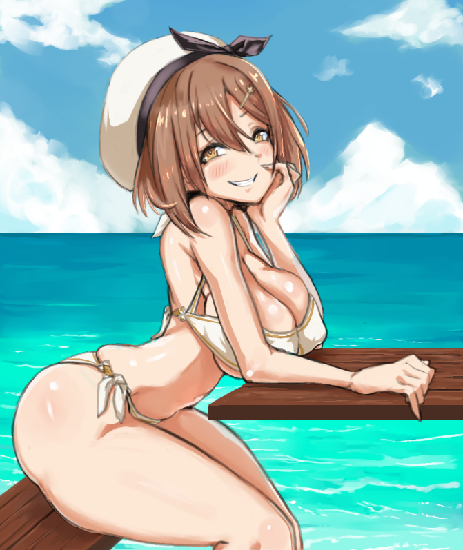 DamageFloor's tweet photo. Ryza sketch on Drawpile. https://t.co/yrpiBzOIFE