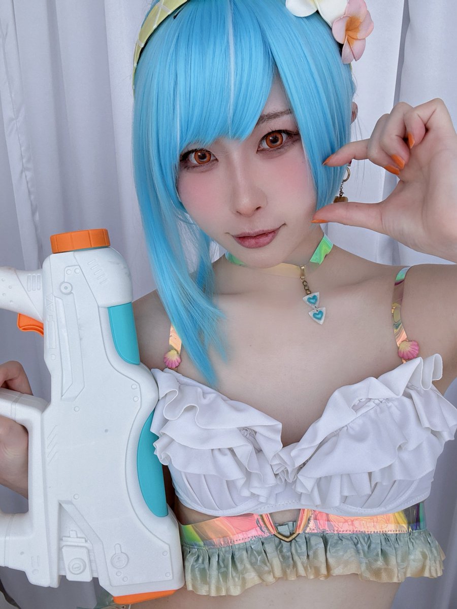 komemechan3's tweet photo. らむちの水着撮影🔫✨ https://t.co/eK9uLvjVMO