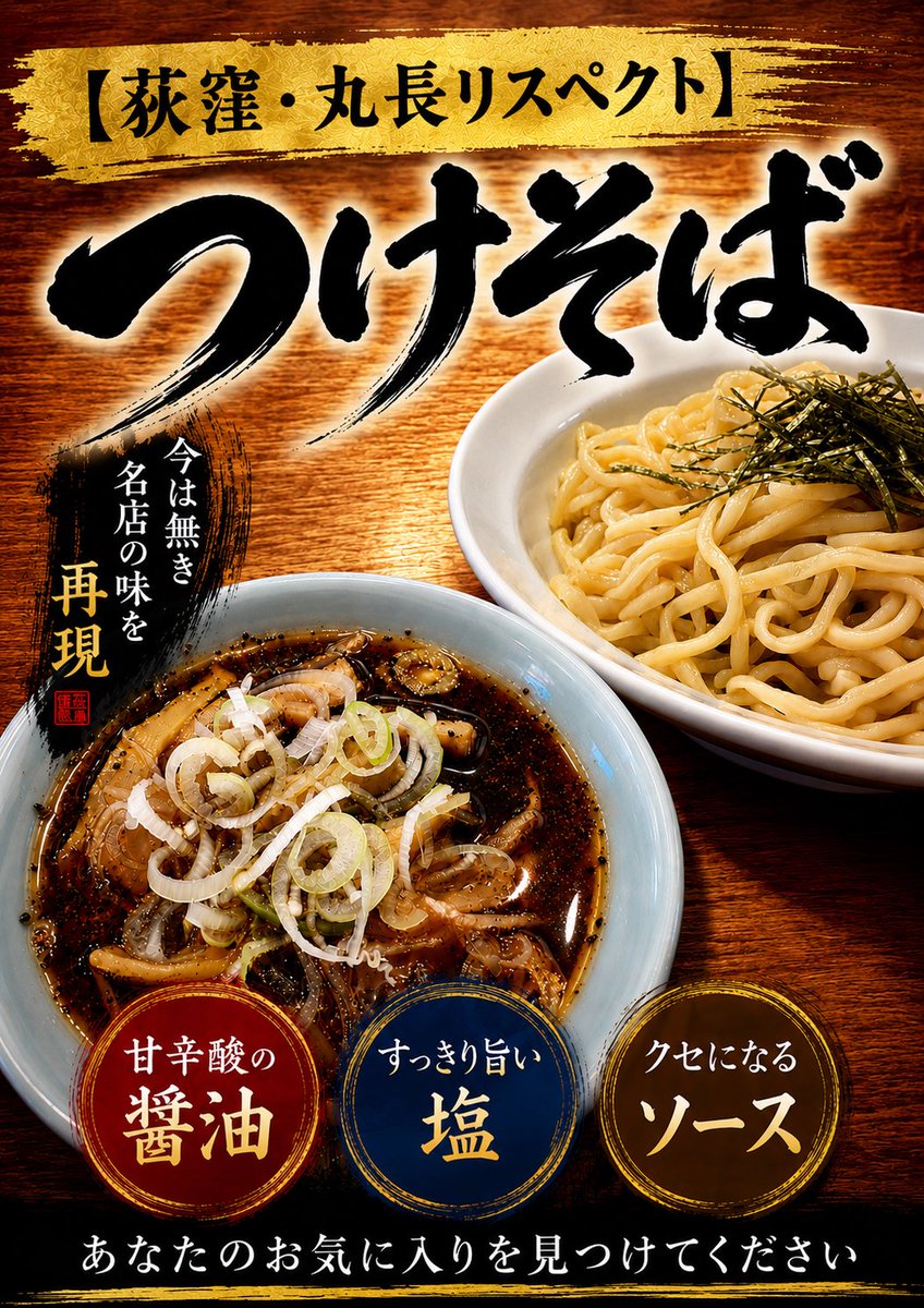 📢 5/16（土）昼のみの営業です！ 🕰 11:30〜14:30 🍜【荻窪・丸長