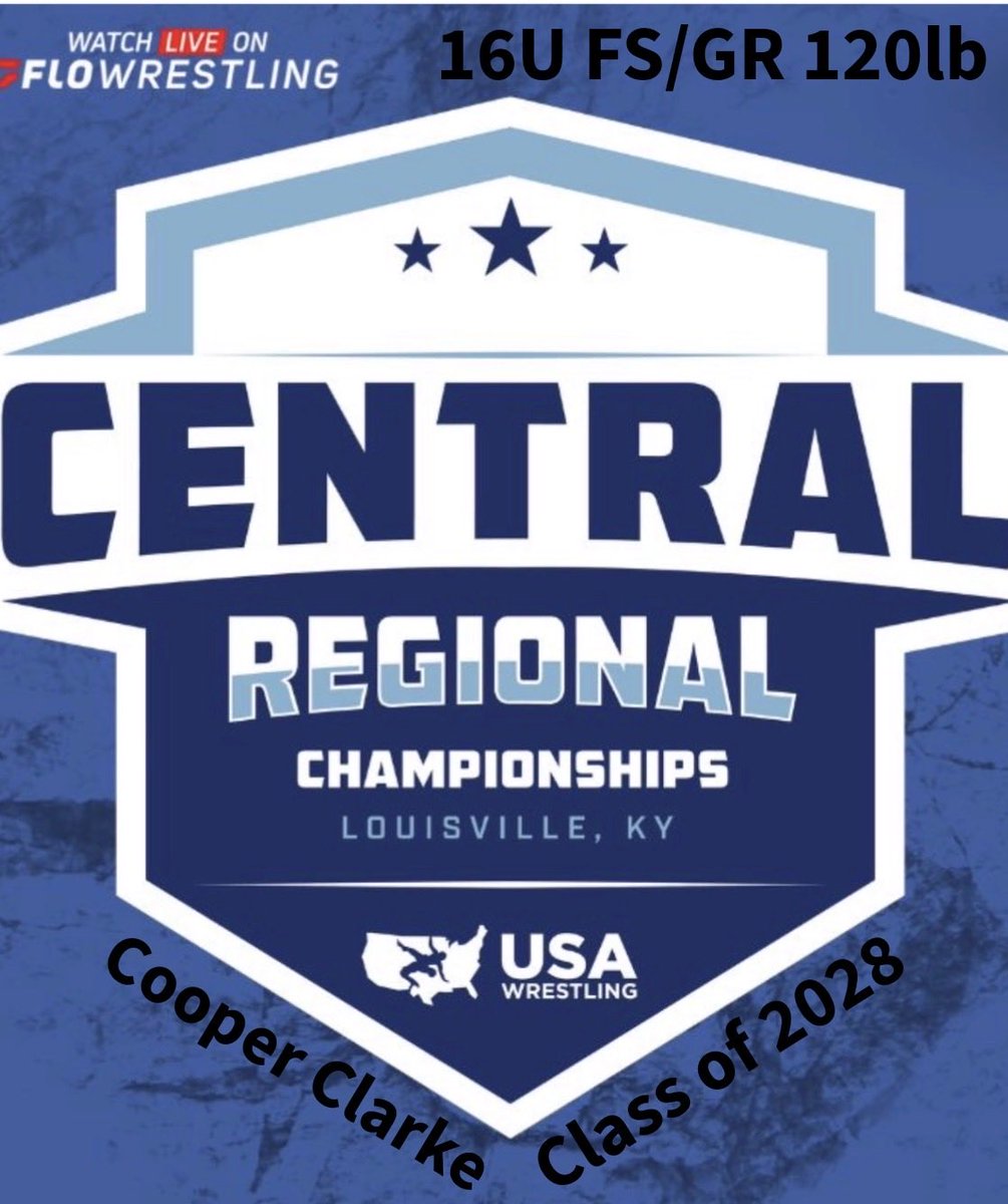 CooperClarke40's tweet photo. Freestyle/Greco….road to Fargo!  @USAWrestling @GHSWrestling_IL @GpaulStraube @GlenwoodSC @MatScouts1 @IllinoisMatmen https://t.co/WLU6IOPxDc
