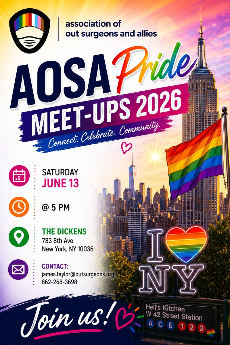 Association of Out Surgeons and Allies (AOSA) tweet media