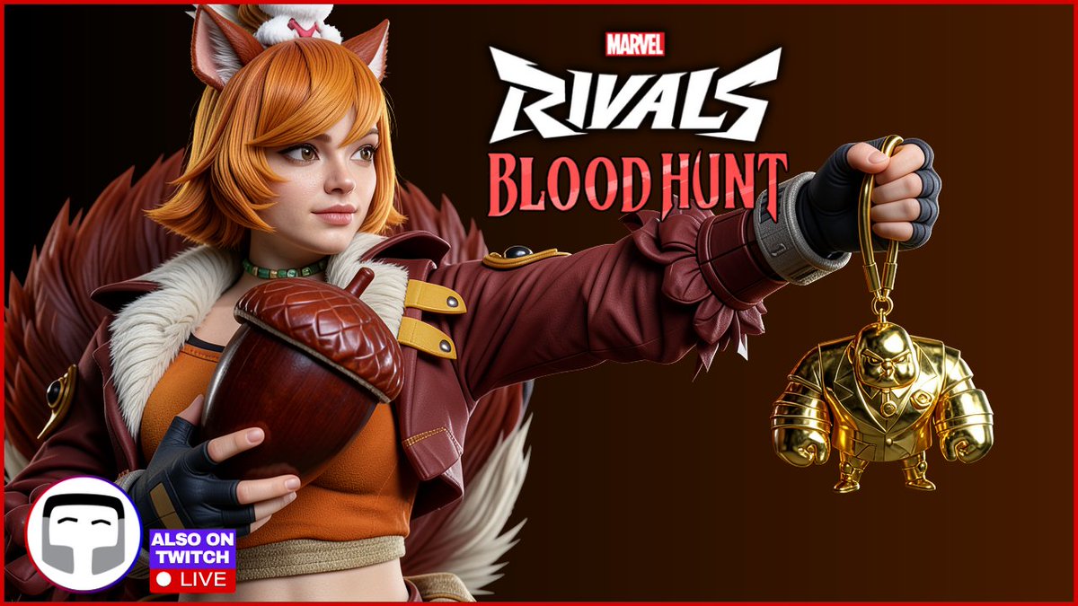 IffyFive4's tweet photo. I got the Squirrel Girl achievement in the Marvel Rivals Blood Hunt event. This was my YouTube thumbnail from a few weeks ago. https://t.co/QHyBfFGCfh
