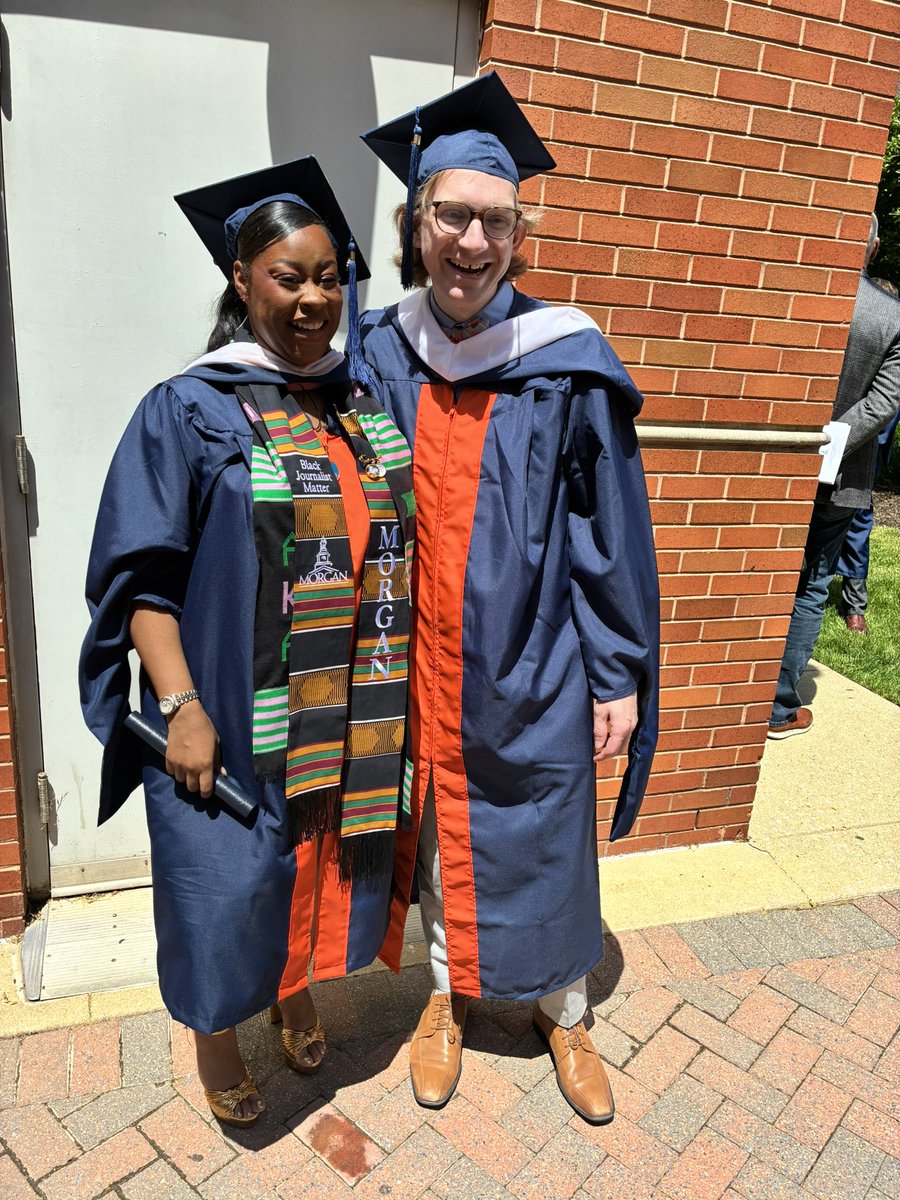MRichNEWS's tweet photo. It was only two of us that graduated from SGJC, Scott made me a blanket when dad passed, and my bonus baby is who I do this for! #MasteredIT #MSUGrad #MorganStateUniversity @MorganStateU https://t.co/UFLnphtpWV