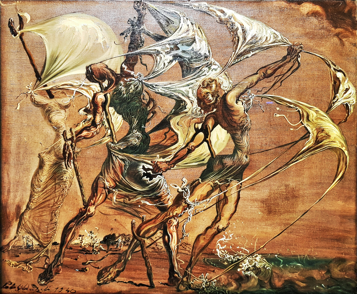 サルバドール・ダリ （Salvador Dali、1904-1989） 『帆船の動きを