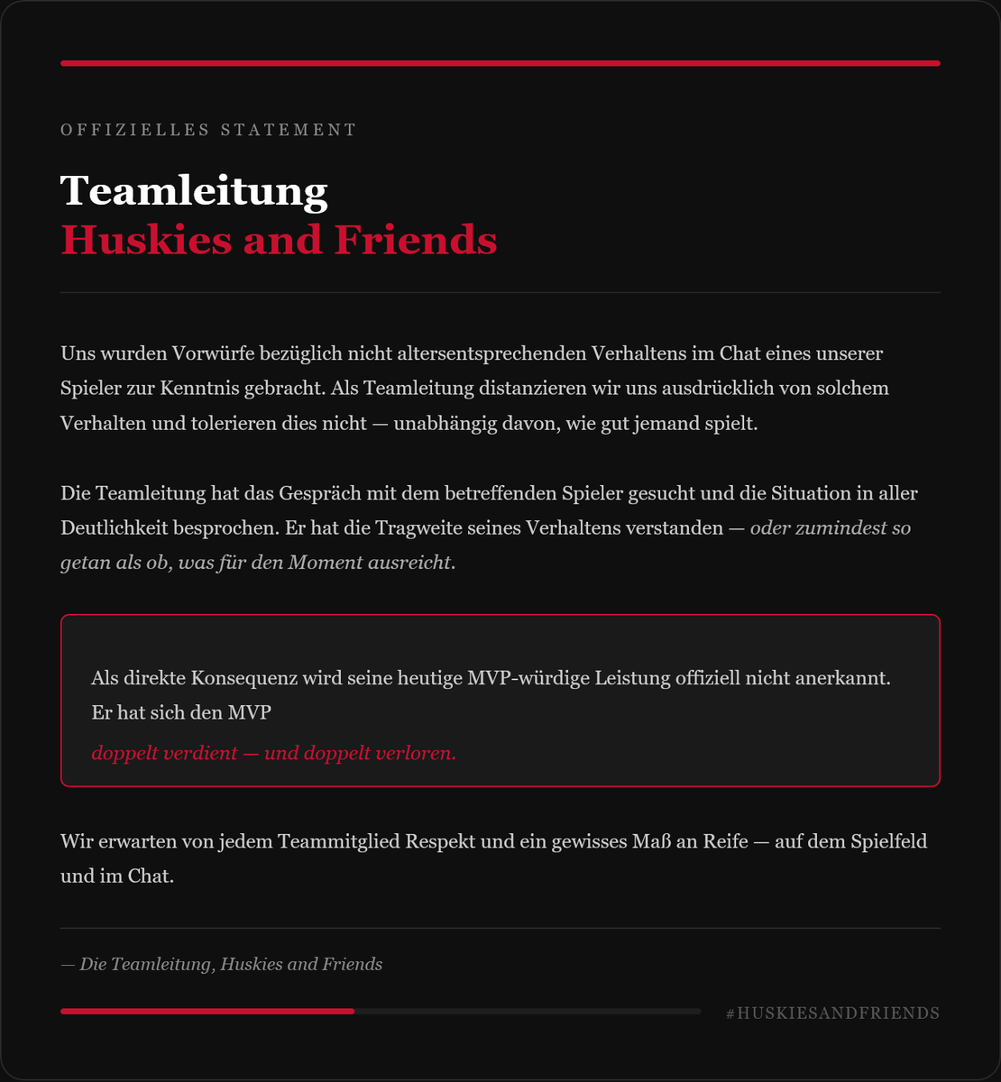 hskandfriends's tweet photo. 📢STATEMENT📢 https://t.co/0xtyt66N62