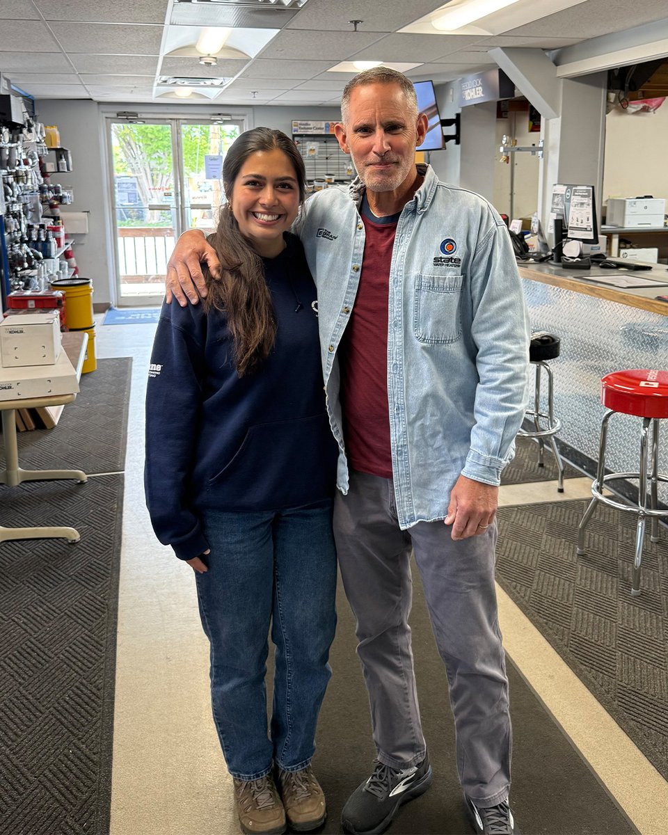 TheGraniteGroup's tweet photo. Happy Friday, Everyone!
Let's head to TGG Nashua, NH for our Picture of the Week.
This awesome shot features Sales & Management Trainee Jorden Marmolejo with her grandfather, Don Paldino, who, some of you may remember, worked at our Worcester, MA branch. Don made sure he had his vintage TGG gear on for his visit to see one of our best and brightest!

Capturing multiple generations of smiling TGG’ers?😊...We can't think of a better way to head into the weekend – here’s hoping yours is fantastic. #HappyFriday #NextGen #NashuaNH #PictureOfTheWeek #TGGFamily