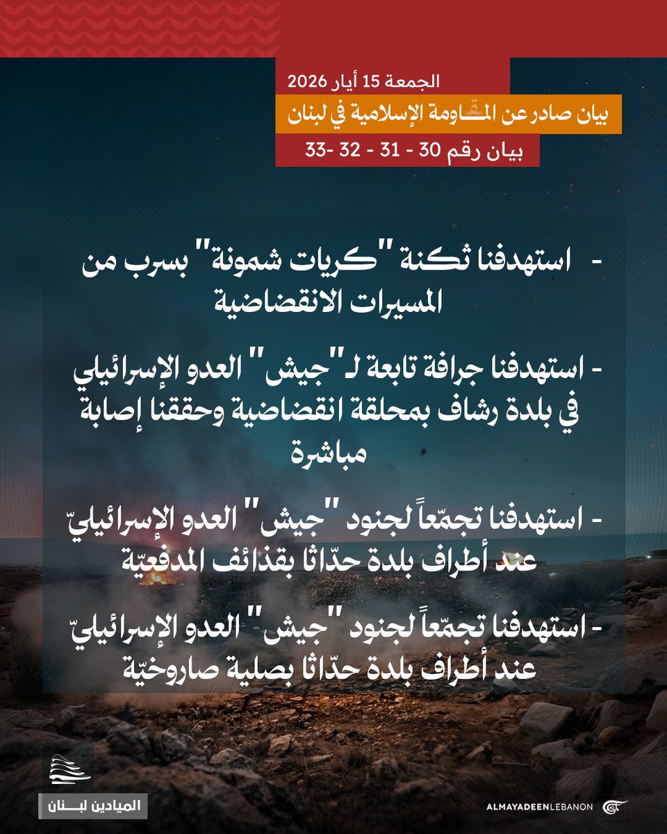 الميادين لبنان tweet media