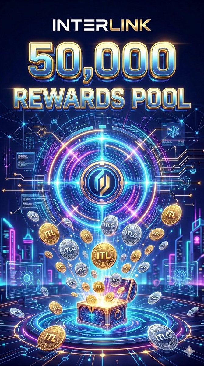 LvyLink's tweet photo. #AD
🔥 #Interlink $50,000 Rewards Pool Live Now! 🚀
Join the biggest event of 2026—complete tasks, invite friends &amp; earn ITL/ITLG rewards!
Don’t miss out!
#InterLink #ITLG #ITL #InterLinkActiveBounty #WorldCup2026 https://t.co/0jFV9Y29gn