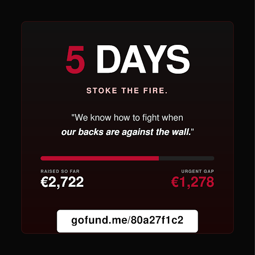 A_socialist1's tweet photo. 5 DAYS LEFT. The clock is getting dangerously loud. We have exactly 5 days to hit our emergency target and lift the exam ban on two Sudanese medical students. If the clock hits zero, they fail the year.

https://t.co/qoJvhP7eRO https://t.co/QlBTxWS60N