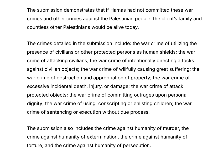 ronz0nit's tweet photo. Palestinian charges to the ICC about Hamas attrocities! It is about time Palestinians rise up! https://t.co/IcZPvmxwBx