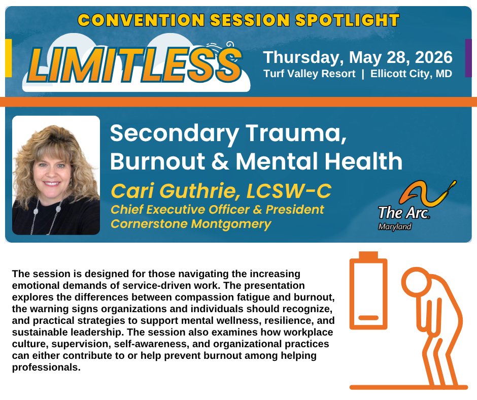 thearcmd's tweet photo. Find out what Limitless opportunities are in store for you at our Convention on 5/28! Check out some of our session spotlights here before getting your tickets to the big day. Ticket options are available at https://t.co/9ROiX4MRqo for 5/28 and our Self-Advocate Summit on 5/27. https://t.co/JNMHzMI94z