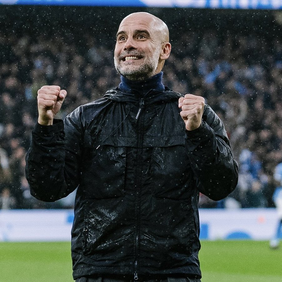 City_hq's tweet photo. 🚨 𝗕𝗥𝗘𝗔𝗞𝗜𝗡𝗚: Pep Guardiola when asked about the #EmiratesFACup Final being his last visit to Wembley with #ManCity: 

“No way… I have one more year!” 🗣️‼️

📰 via @HaytersTV https://t.co/Tmbq7GKfU1