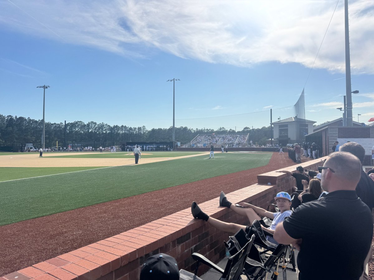 andrewtsimonson's tweet photo. Jam-packed Spain Park this afternoon for a highly anticipated semifinal with Northridge.

SP leads 1-0 after @slade_bounds capped a strong first inning with an RBI single. https://t.co/0mNXRCzM3B