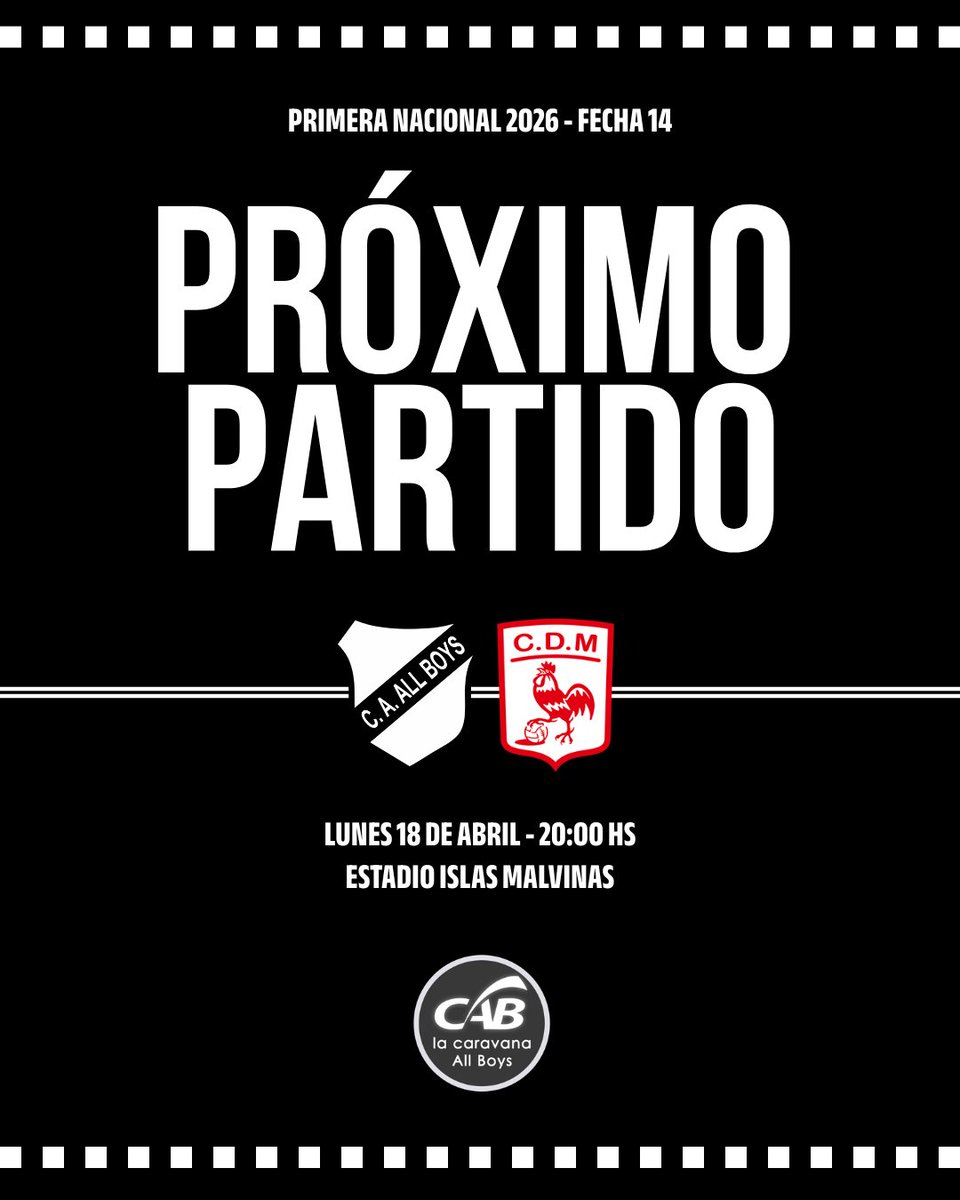 caravanaallboys's tweet photo. Este lunes JUEGA #ALLBOYS. 

A la espera de un director técnico, el Albo recibirá a Moron desde las 20hs del próximo lunes. 

Nos vemos en casa https://t.co/roycn1HONK