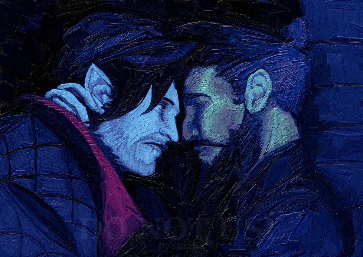 vun0008's tweet photo. "Breathe" illustration for chapter 11 of the fanfic "Love Me By Your Own Discretion"
#driftage #deadlock https://t.co/tRO2wubwix