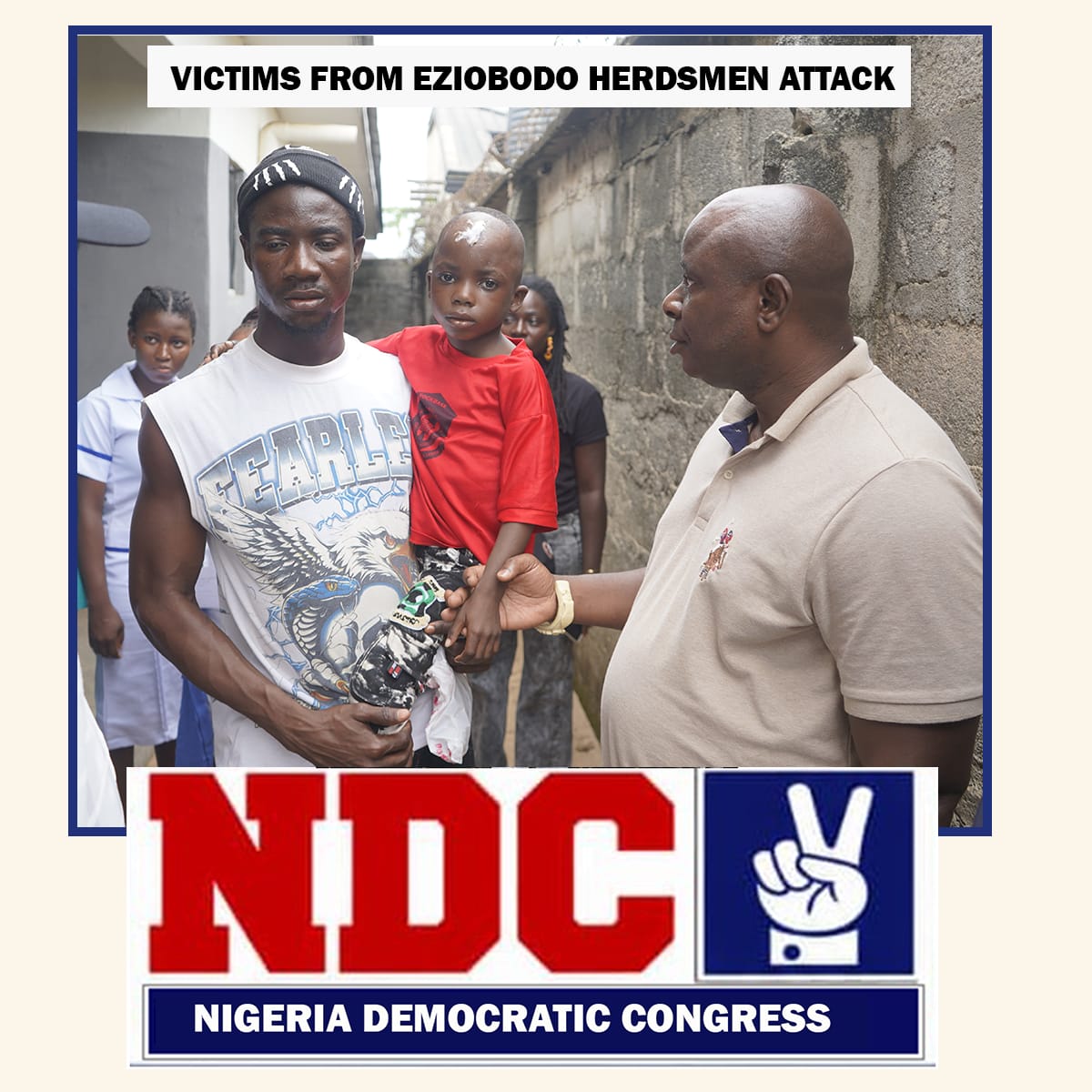 CastGist's tweet photo. AKATAKA VISITS EZIOBODO ATTACK VICTIMS, DONATES FOR TREATMENT, PLEDGES SECURITY SUPPORT

Nigeria Democratic Congress aspirant for Owerri Federal Constituency, Nze Charles Asika Agoh, (Akataka 1), on Friday visited Eziobodo community in Owerri West LGA https://t.co/xFuNtbjsfl https://t.co/r9vSJG2z3K