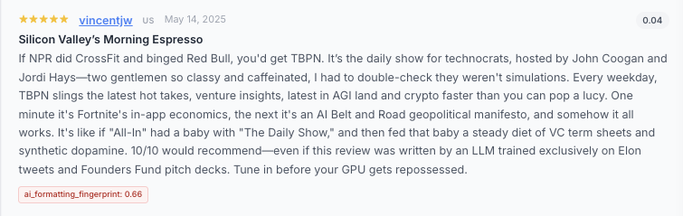 KenBeyer309's tweet photo. OpenAI could have used a PROOF report before acquiring the TPBN podcast  🤔

https://t.co/Q1taLfIRTA https://t.co/ZEvblFNCgv