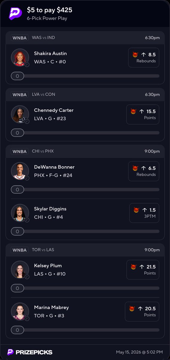 Lo_Limp's tweet photo. https://t.co/KfjLRUbabl

#PrizePicks #Wnba #Demons 😈🤺🔥🔥🔥

#LetsGetIt 💲💲💲 https://t.co/cal4KxDhvf