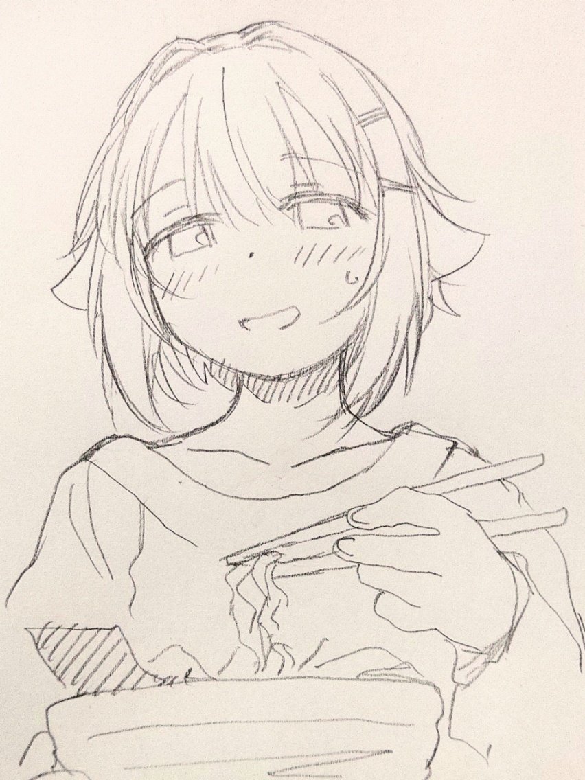 朝イチらくがき幸子
朝ラーメン🍜たまりませんねぇ 