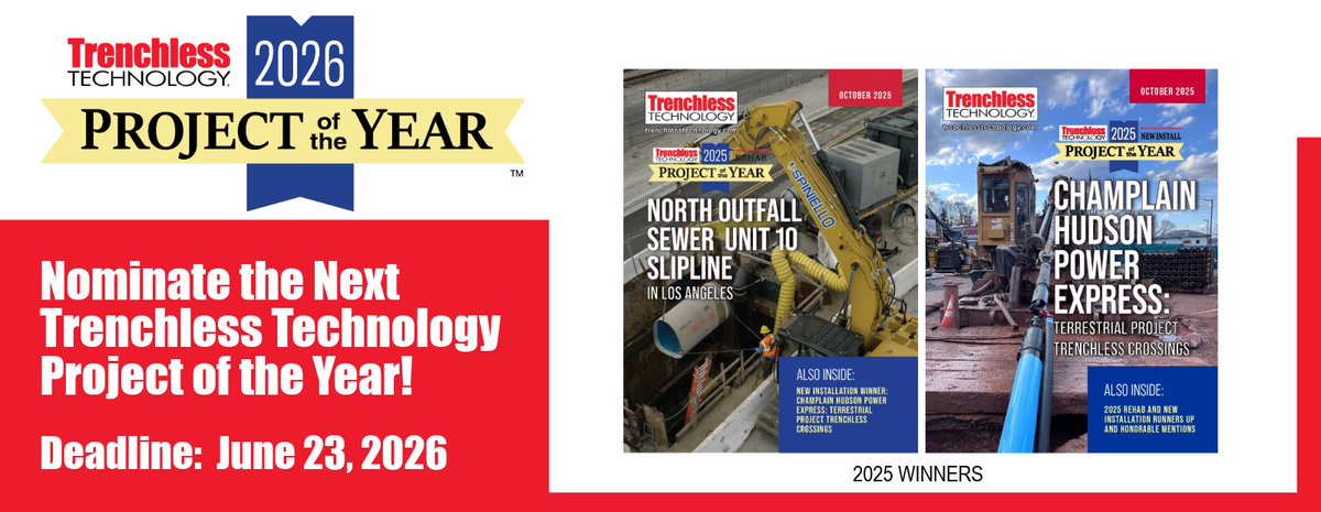 Trenchless Technology Magazine tweet media