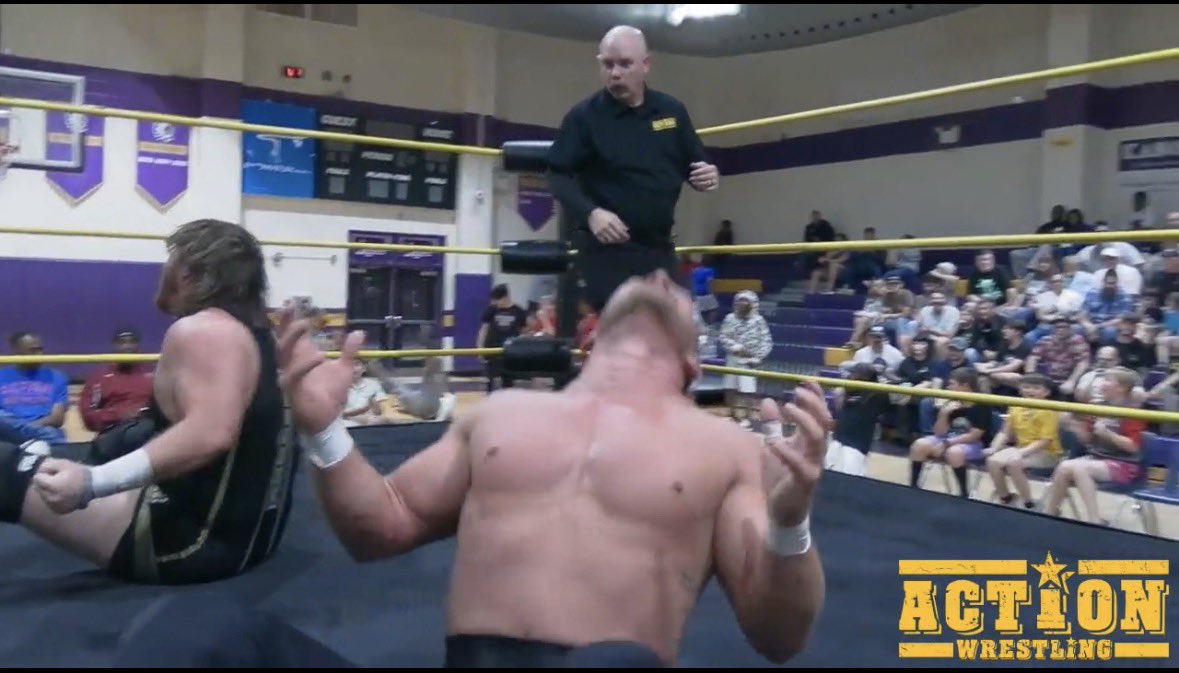 _JTParadox's tweet photo. @Adam_Priest_  vs. JT Paradox 

@WrestleACTION1 “Non-Stop” available on @indiewrestling https://t.co/BY3BvLbn1v