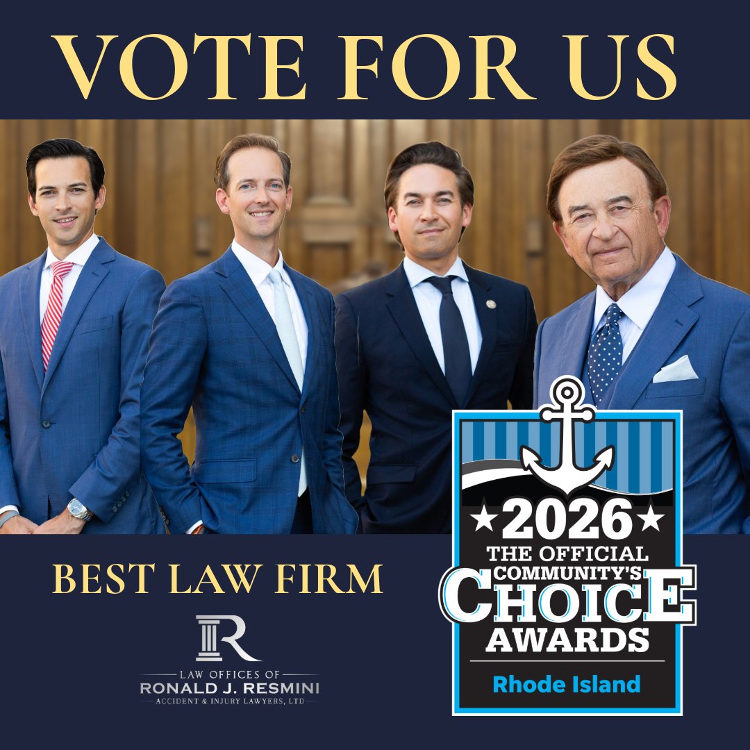 ResminiLaw's tweet photo. 🗳️ Voting starts TODAY for the 2026 @RIMonthly Community’s Choice Awards!

Please vote daily through 5/29 for Resmini Law as Best Law Firm ⚖️

Vote here:
https://t.co/lJQmGLAeiI

 #BestLawFirm #CommunityChoiceAwards https://t.co/l0DVwxPotU