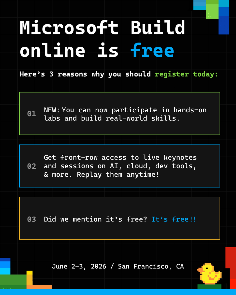 Microsoft Developer tweet media