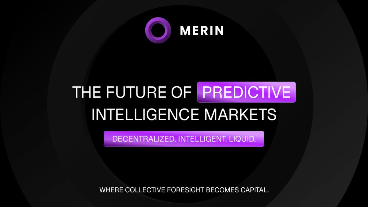 Merin_Web3's tweet photo. Markets are evolving beyond trading assets.

The next layer is pricing intelligence itself —
where expectations, probabilities, and collective foresight become liquid capital.

The future is decentralized, intelligent, and always in motion.

#PredictionMarkets https://t.co/uBoQeHgM0p