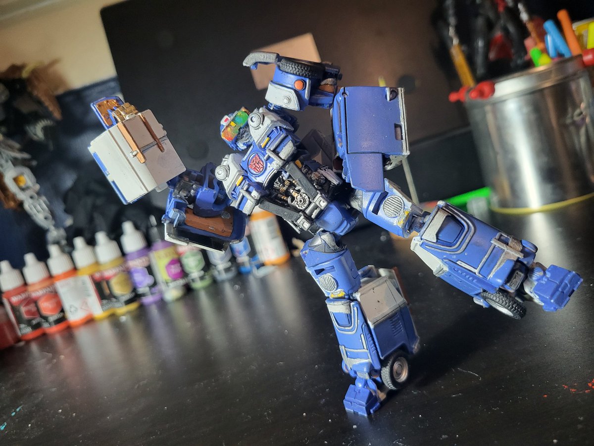 OmegaRedArts1's tweet photo. Transformers custom Beachcomber!

#Transformers #transformersriseofthebeasts #transformersmtmte #transformersone #transformerscustom https://t.co/fXCzzASpGk