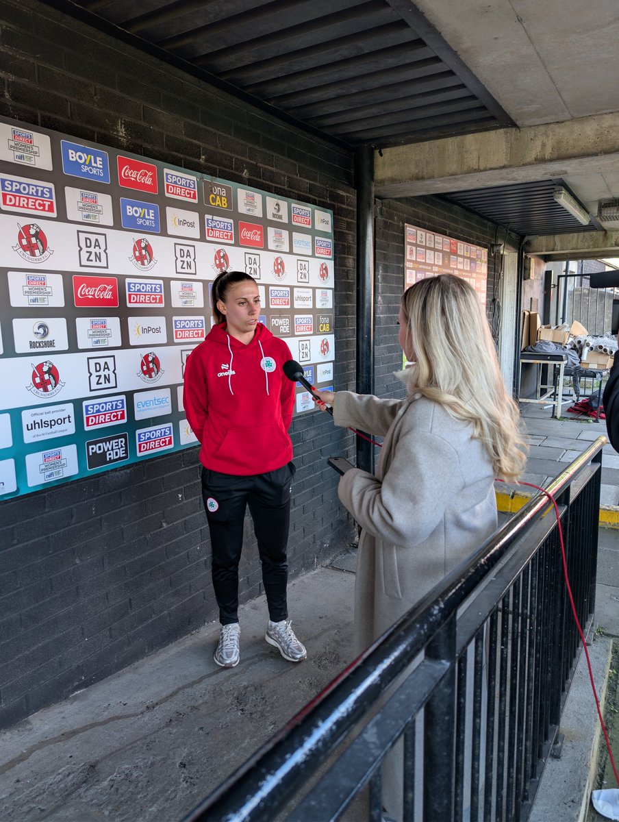 DavidKerr1882's tweet photo. Proud to see an all-female panel leading tonight’s North Belfast Derby coverage on @DAZNFootball 🎬

Big thanks to the production team, @CruesStrikers for hosting, and to @LoriWatton, Helen McKenna &amp; Annie Timoney for a top-class show.

A positive step for women’s football 🏟️ https://t.co/Z83bIM49j1
