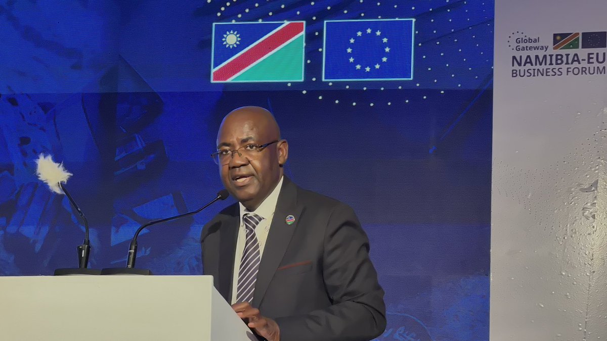 NPC_Namibia's tweet photo. NPC Executive Director, I-Ben Nashandi, says the Namibia's green hydrogen sector has moved beyond ambition, with clear policy direction anchored in the latest National Development Plan 6, and supported by a growing pipeline of projects 1/2 https://t.co/ulvA1HQrhr