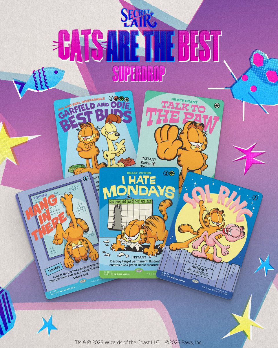 6/15発売のSecretLair Cats Are the Best Superdrop 収録カード③