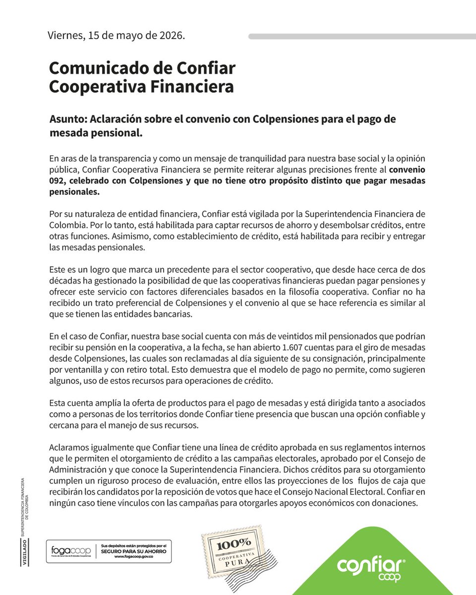 Confiar Coop tweet media