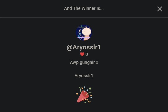 JohnCS's tweet photo. Congratz  @AryossLr1 https://t.co/4Ab9UuxQPE