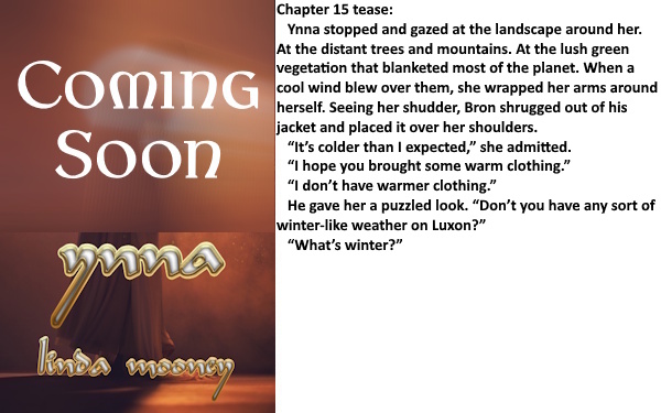 LindaMooney's tweet photo. #ComingSoon #Ynna #sciencefiction #romance #aliens #otherworlds #royalty #alieninvasion #sensuous #spaceships #spacebattle #selfsacrifice https://t.co/FrL1XiGp4S