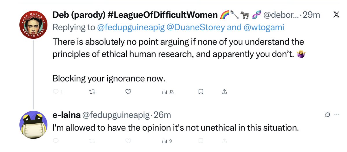 Deb (parody) #LeagueOfDifficultWomen 🌈🥄🦓 🧬 tweet media