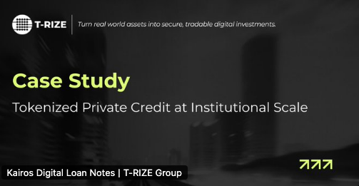 biggestbirdorg's tweet photo. Kairos Digital Loan Notes is a private credit structure that @trize_io  is bringing into digital form on @CantonNetwork. It shows how private credit can be issued, tracked, and managed with better structure, compliance, and control instead of relying on slow scattered processes. https://t.co/nYGAld6UwM