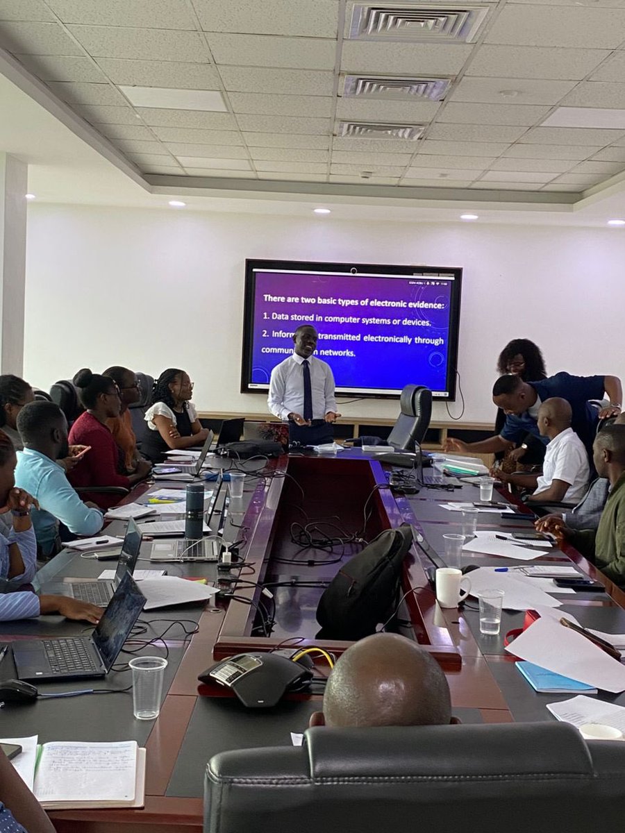Ronerld1's tweet photo. Just completed a 2-day capacity building workshop with the @ODPPUGANDA at @UNDAuthority . It covered human rights in enforcement, evidence collection, chain of custody &amp; presenting exhibits in court. Very timely ahead of the new Act. https://t.co/38FhFTo4WJ