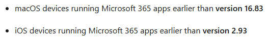 rnabmitra's tweet photo. #M365 apps on #macOS and #iOS require updates before July 13, 2026 due to certificate expiration

https://t.co/yKKl3XV2ra https://t.co/rIjHAqflGa