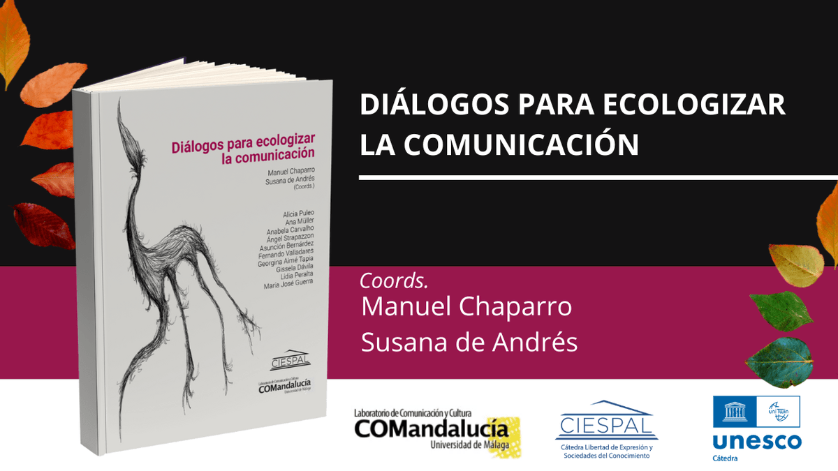 ciespal's tweet photo. 📚#EdicionesCIESPAL
"Diálogos para ecologizar la comunicación", coordinado por Manuel Chaparro y Susana de Andrés del Campo, reúne voces para repensar la comunicación desde una mirada crítica para transicionar.

Descarga libre🔗  https://t.co/ISxqW0TW3Y https://t.co/OPMDgg5umh