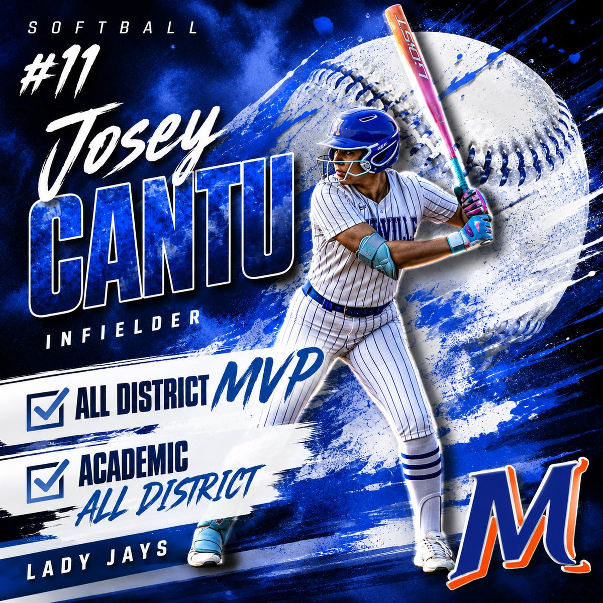 jojo21sb's tweet photo. Graduation day , I’d like to thank my parents / family for all the hours and support , my amazing High school and hometown  . My coach’s for the freedom to play and trusting me the entire 4 years . Back to Back all District MVPs . @LadyJay_Sb @CoachBerry33 @McLennan_SB  #11Out https://t.co/yiMELRY51C