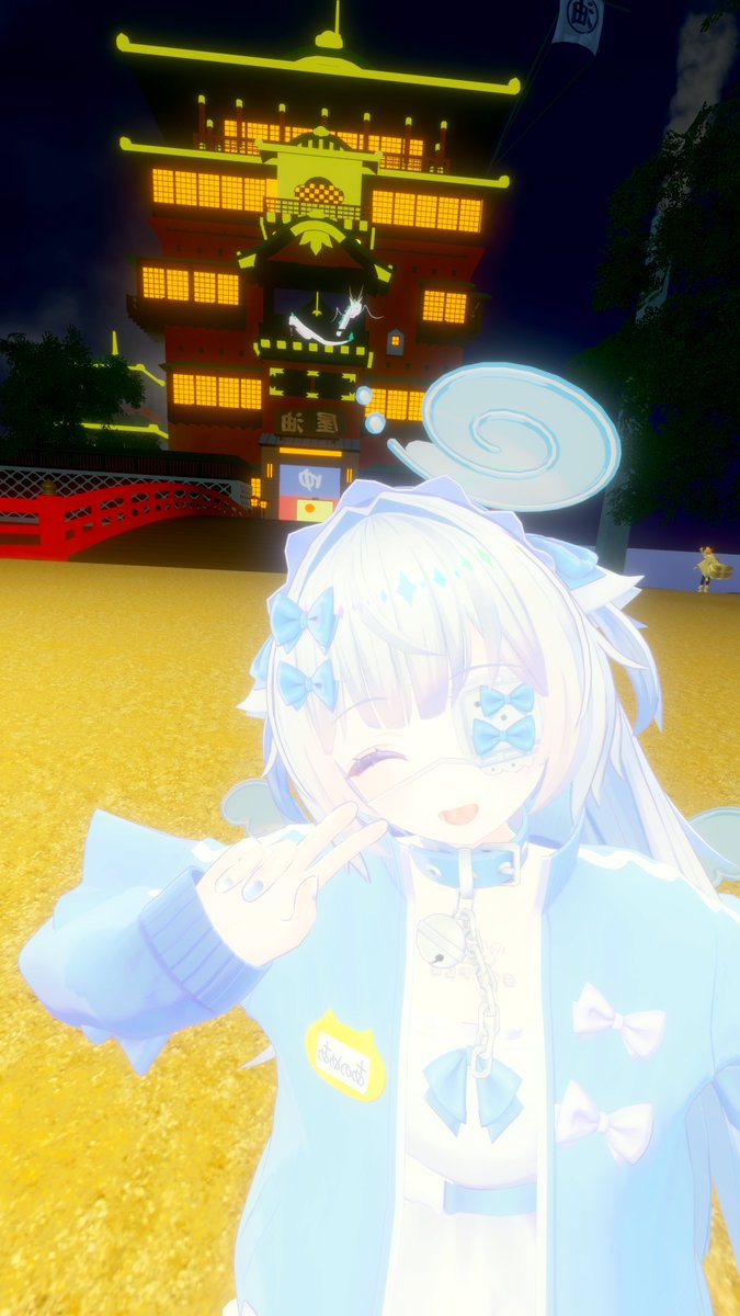 AimerSayuri's tweet photo. やっぱり一番好きなジブリ映画は『千と千尋の神隠し』だなぁー

#VRChat https://t.co/uOgdD5s0jI
