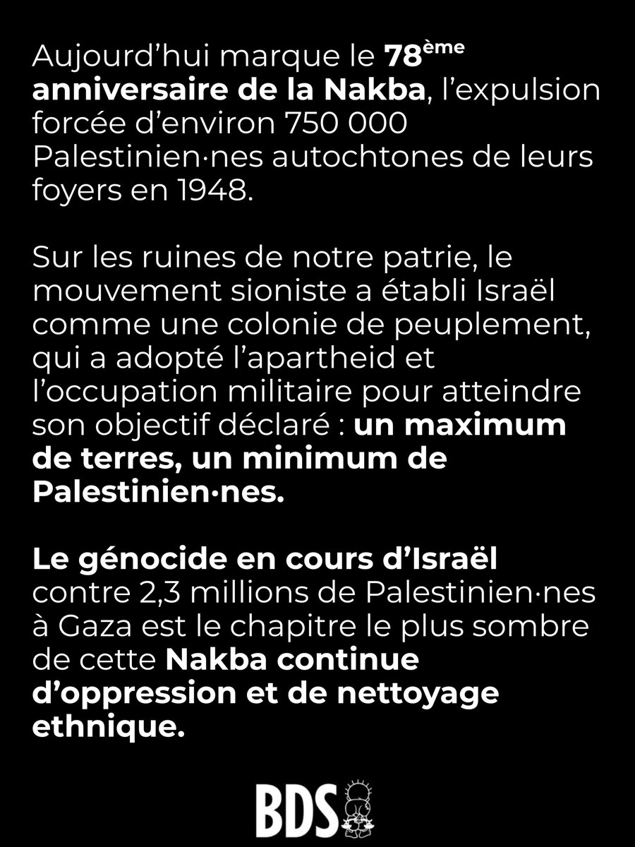 BDS France tweet media
